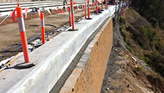 Completed Anchor Vertica wall – Gatton Clifton Road